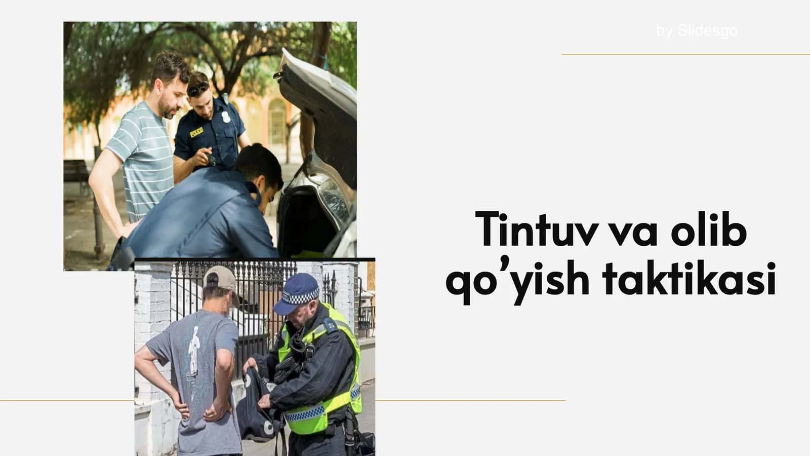 Tintuv va olib qo’yish taktikasi 1