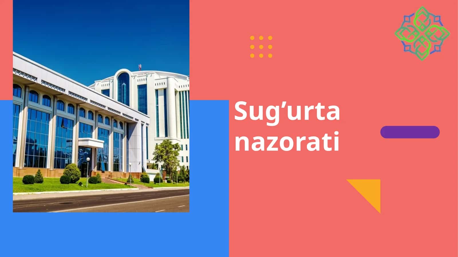Sug’urta nazorati 1