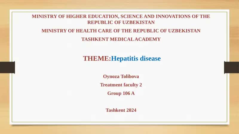 Hepatitisdisease 1