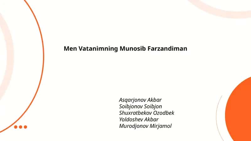 Men Vatanimning Munosib Farzandiman 1