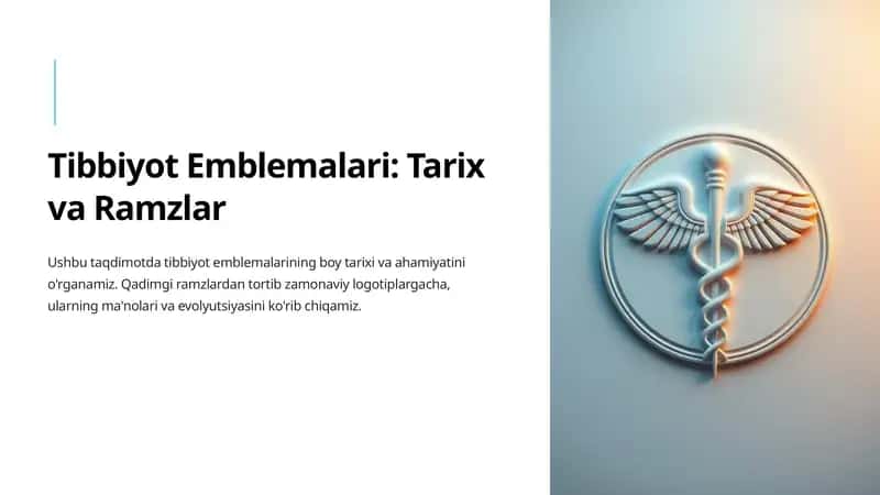 Tibbiyot Emblemalari: Tarix va Ramzlar 1
