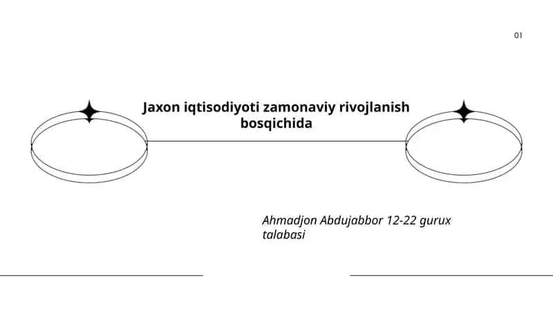 Jaxon iqtisodiyoti va global o'sishning asosiy omillari 1