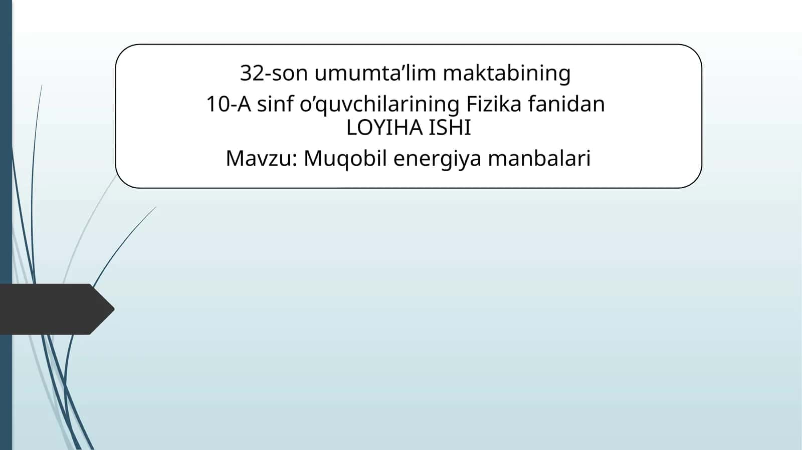 2023-yil energiya manbalarini va energiya tejovchi texnologiyalar 1