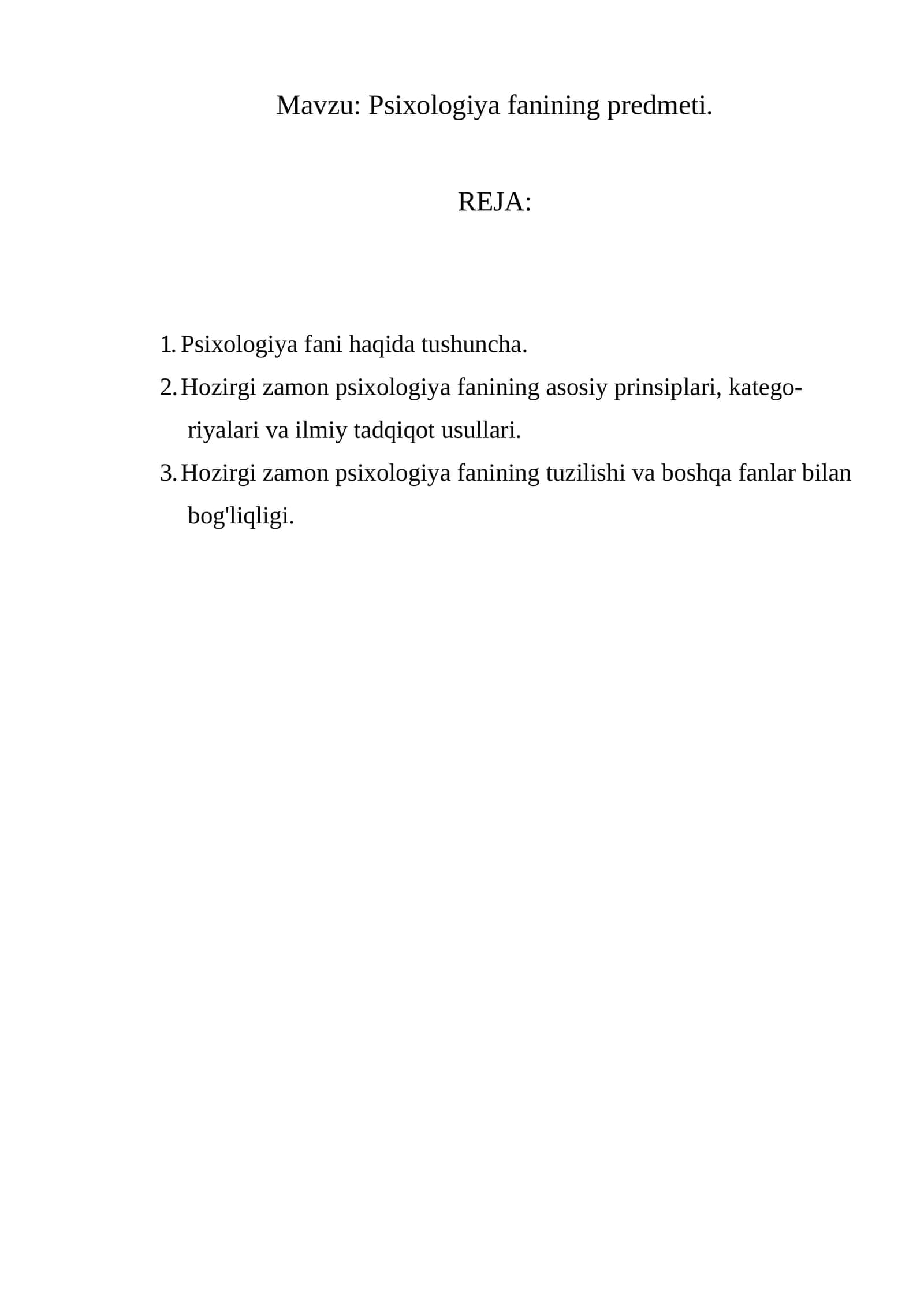 Psixologiya fanining predmeti 1