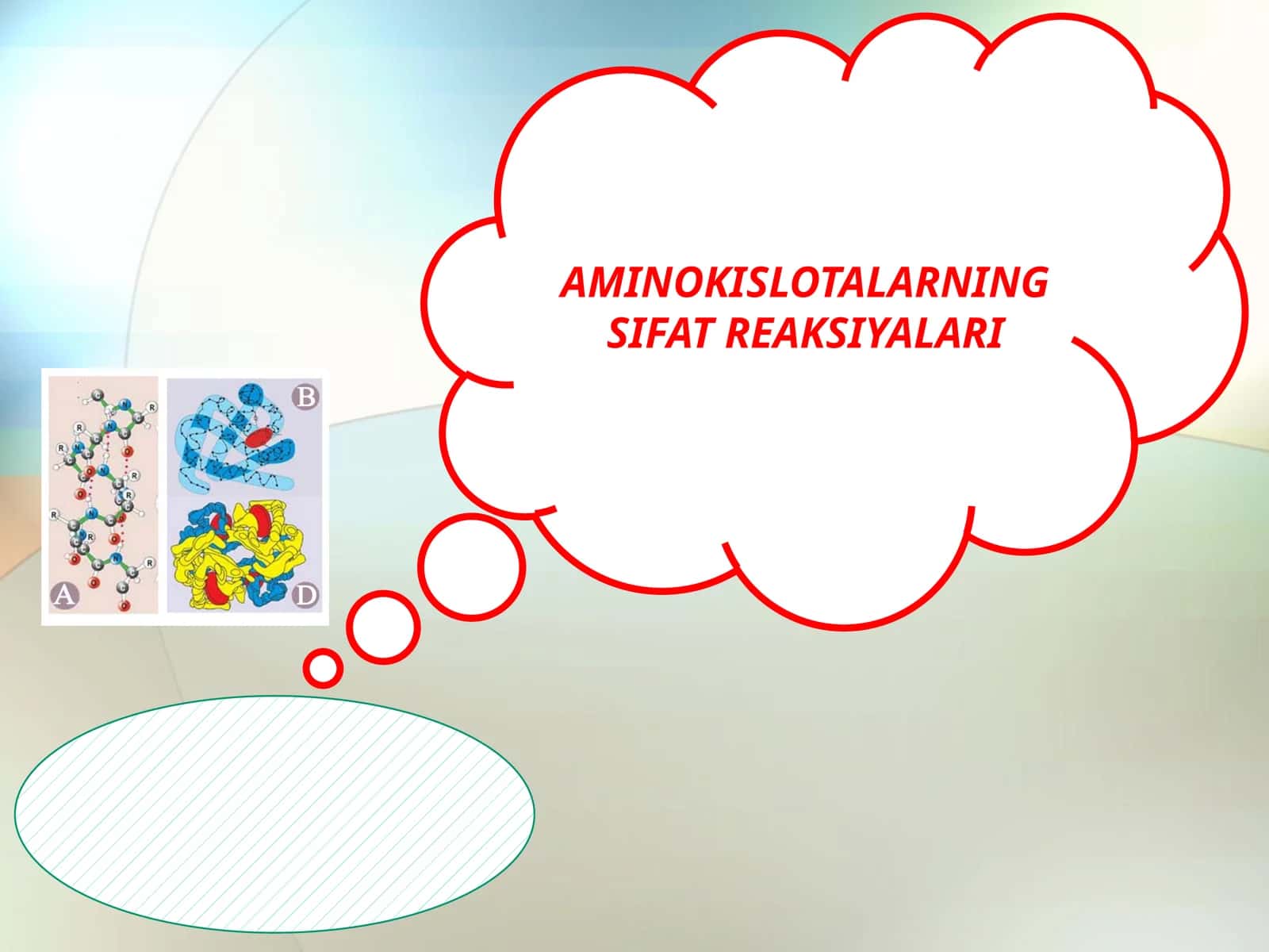 Aminokislotalarning sifat reaksiyalari 1
