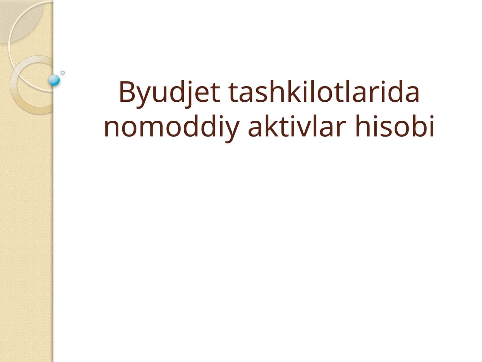 Nomoddiy aktivlar 1