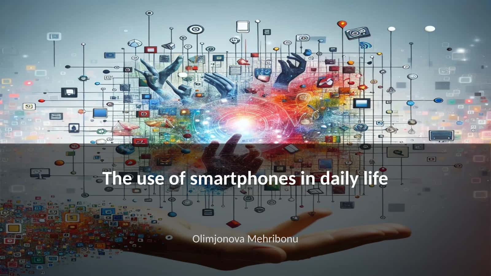 The use of smartphones in daily life 1