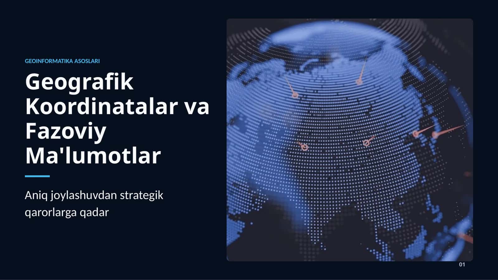 GEOINFORMATIKA ASOSLARI 1