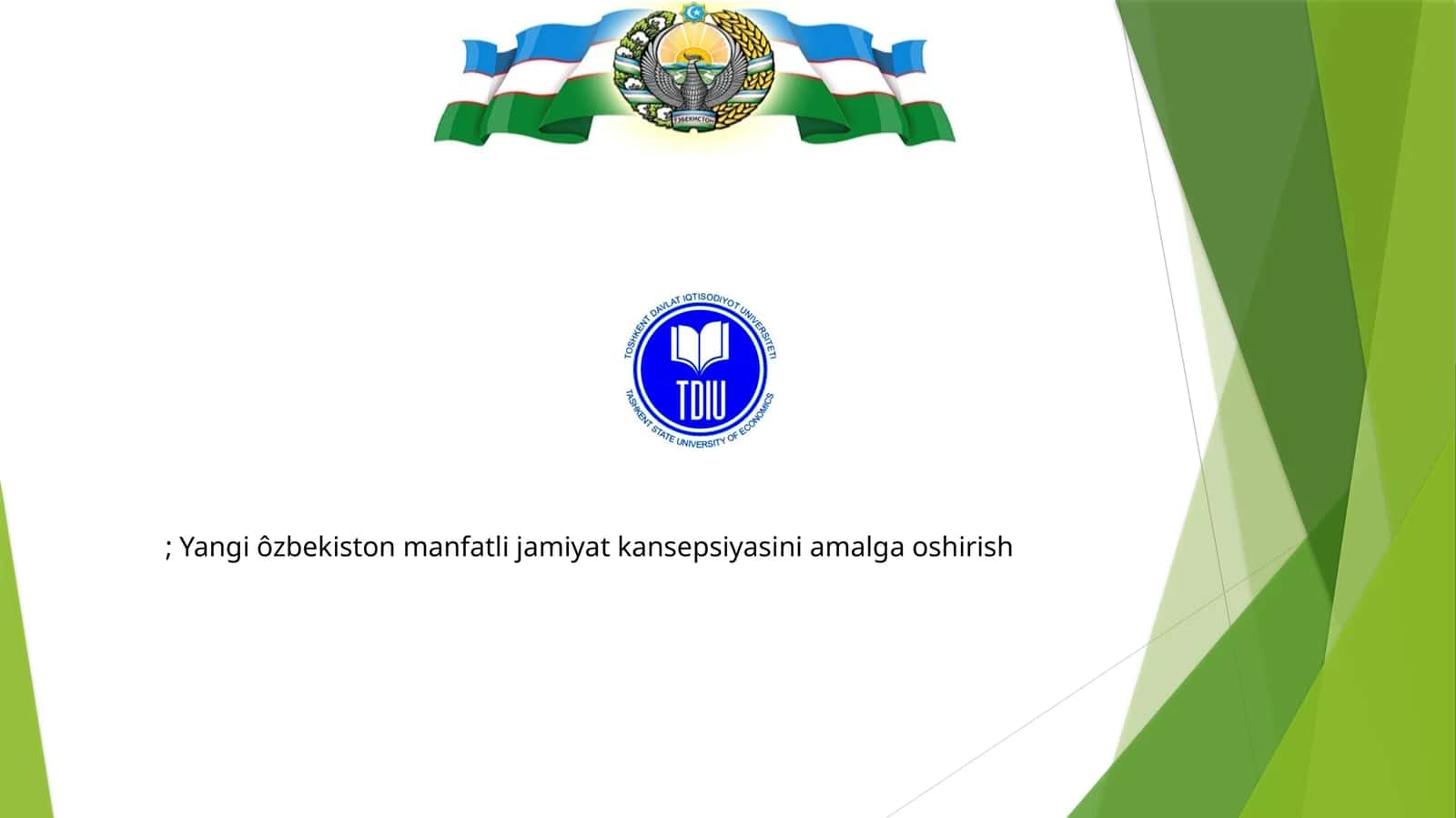 Yangi ôzbekiston manfatli jamiyat kansepsiyasini amalga oshirish 1
