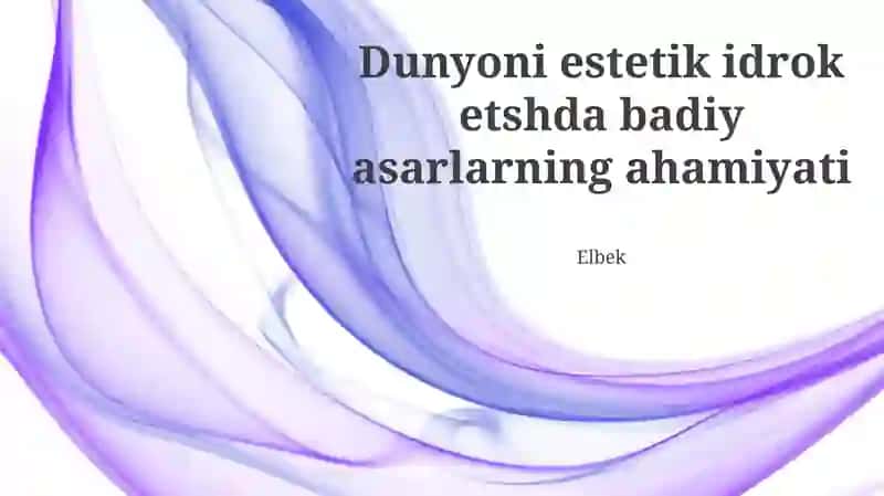Estetik Ta'lim