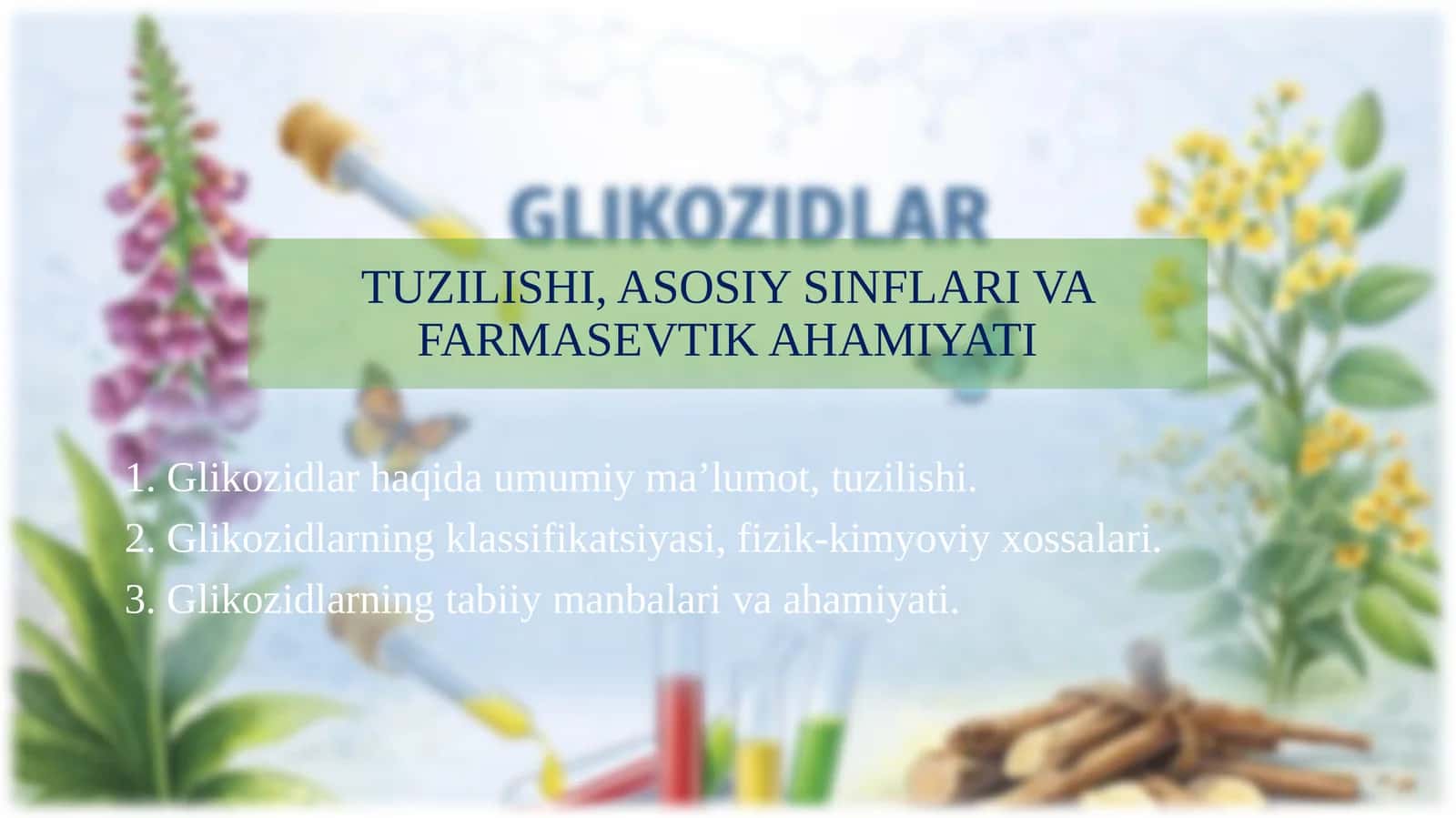 Glikozidlar 1