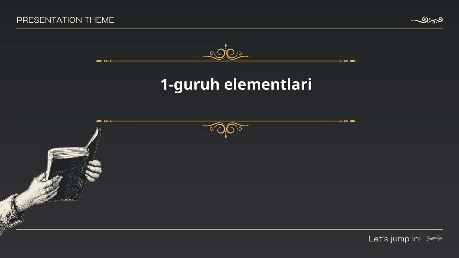 1-guruh elementlari 1