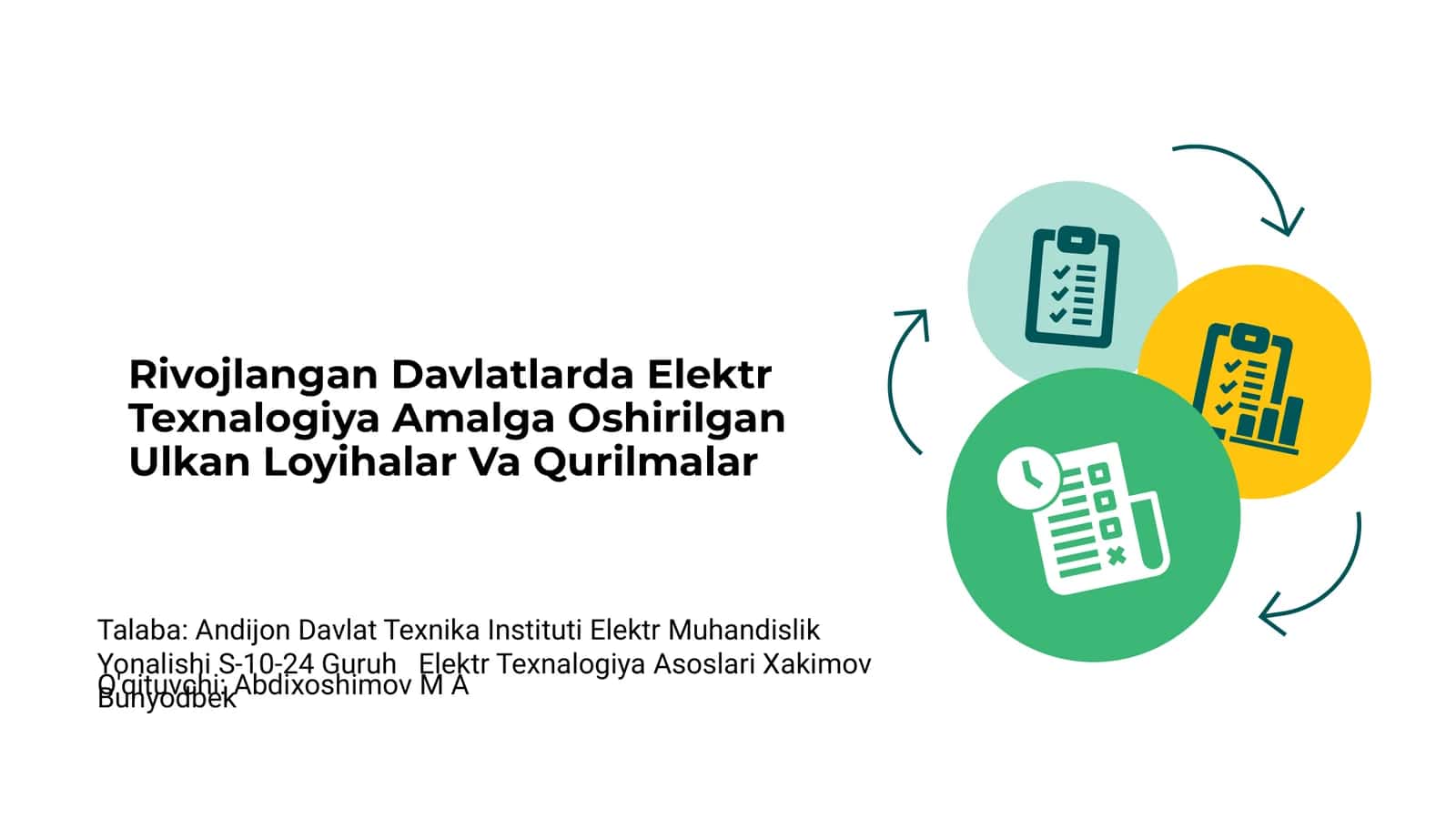 Elektr Texnalogiya Amalga Oshirilgan Ulkan Loyihalar Va Qurilmalar 1