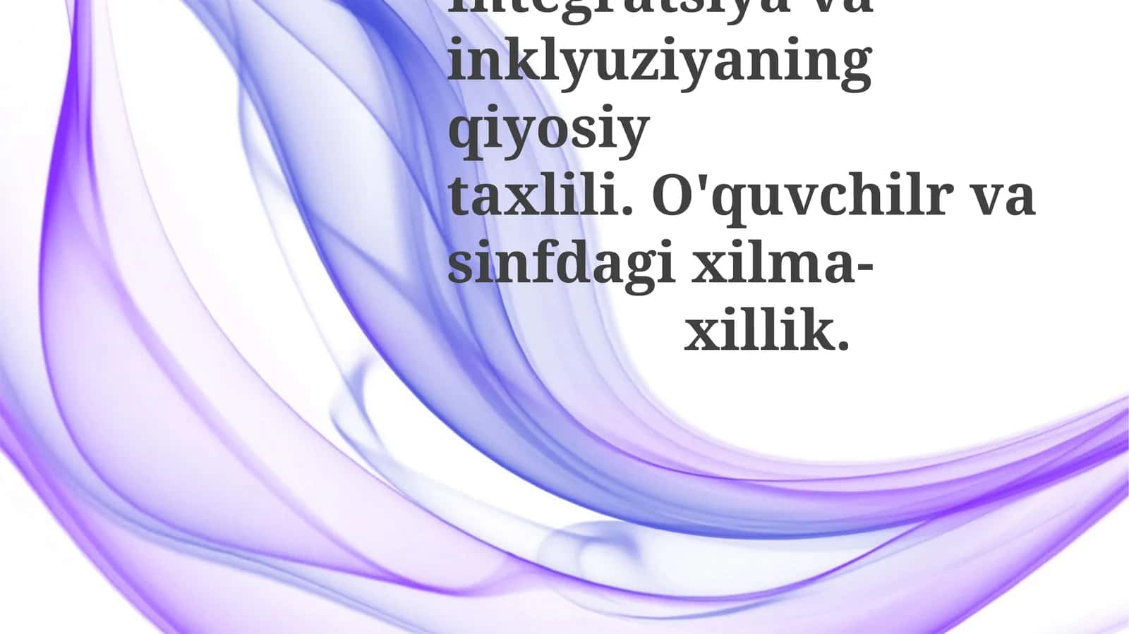 Integratsiya va Inklyuziyaning Taqqoslash Tahlili 1