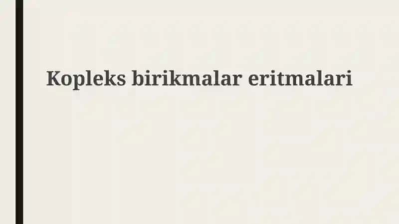 Kompleks birikmalar