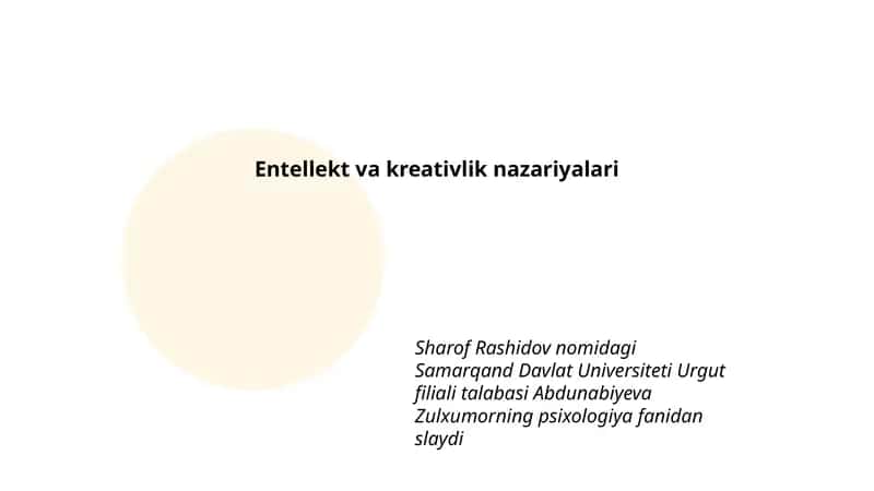 Psixologiya fanidan slayd 1