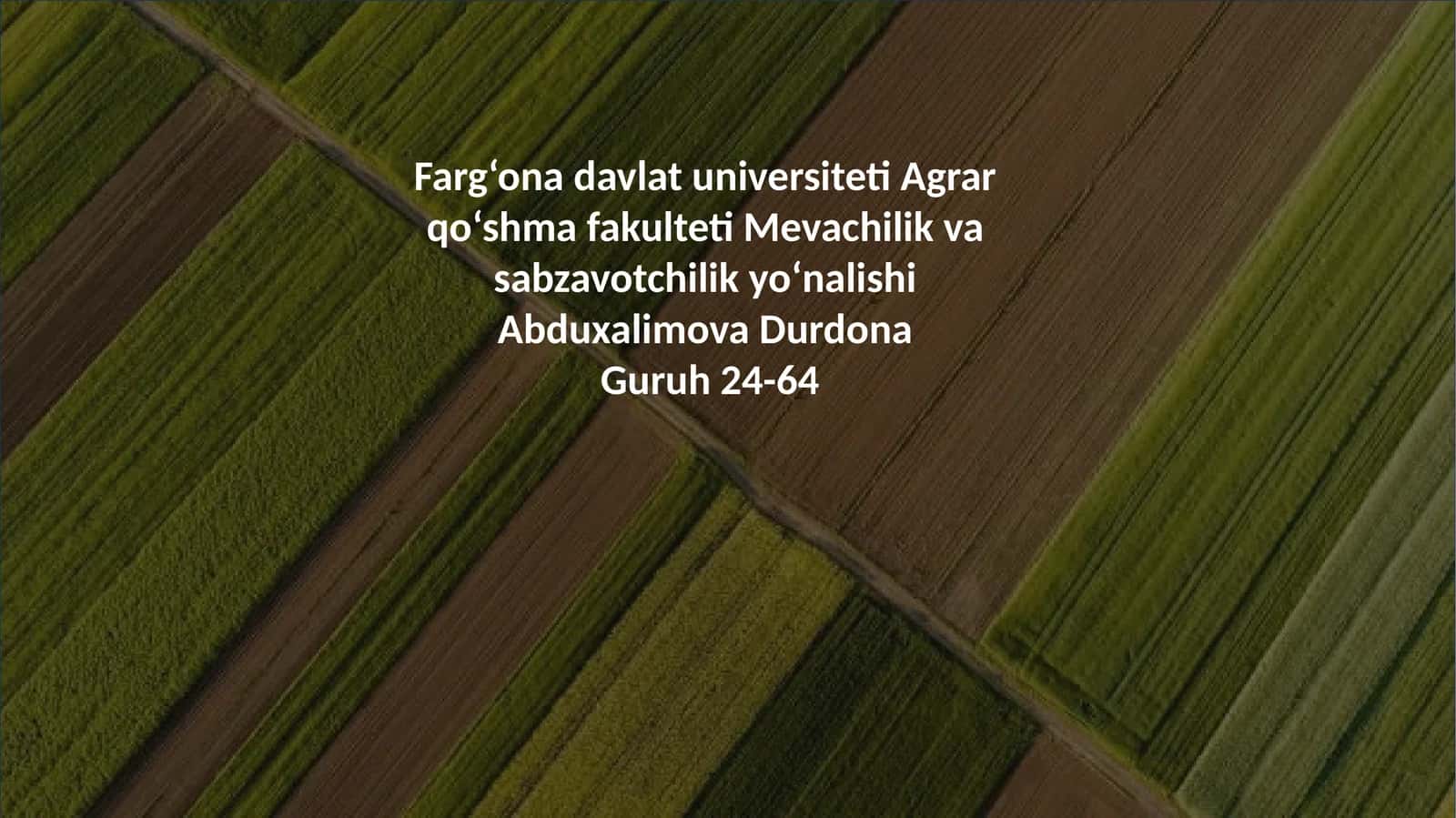Ekologik toza mahsulot yetishtirishda xorij tajribalari va ularni yoritilishi 1
