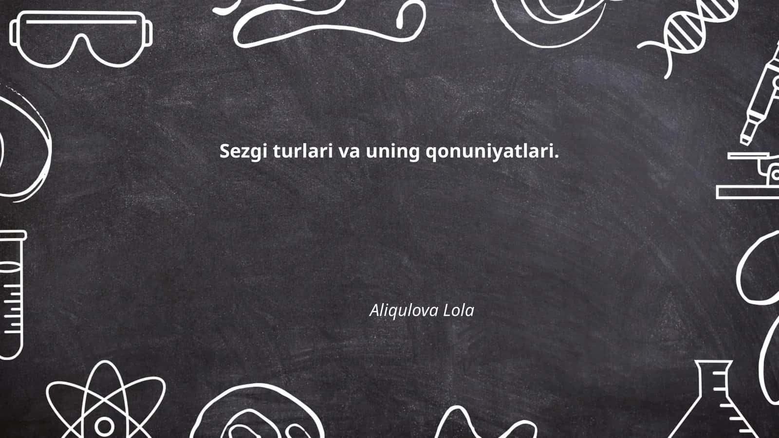 Sezgi turlari va uning qonuniyatlari 1