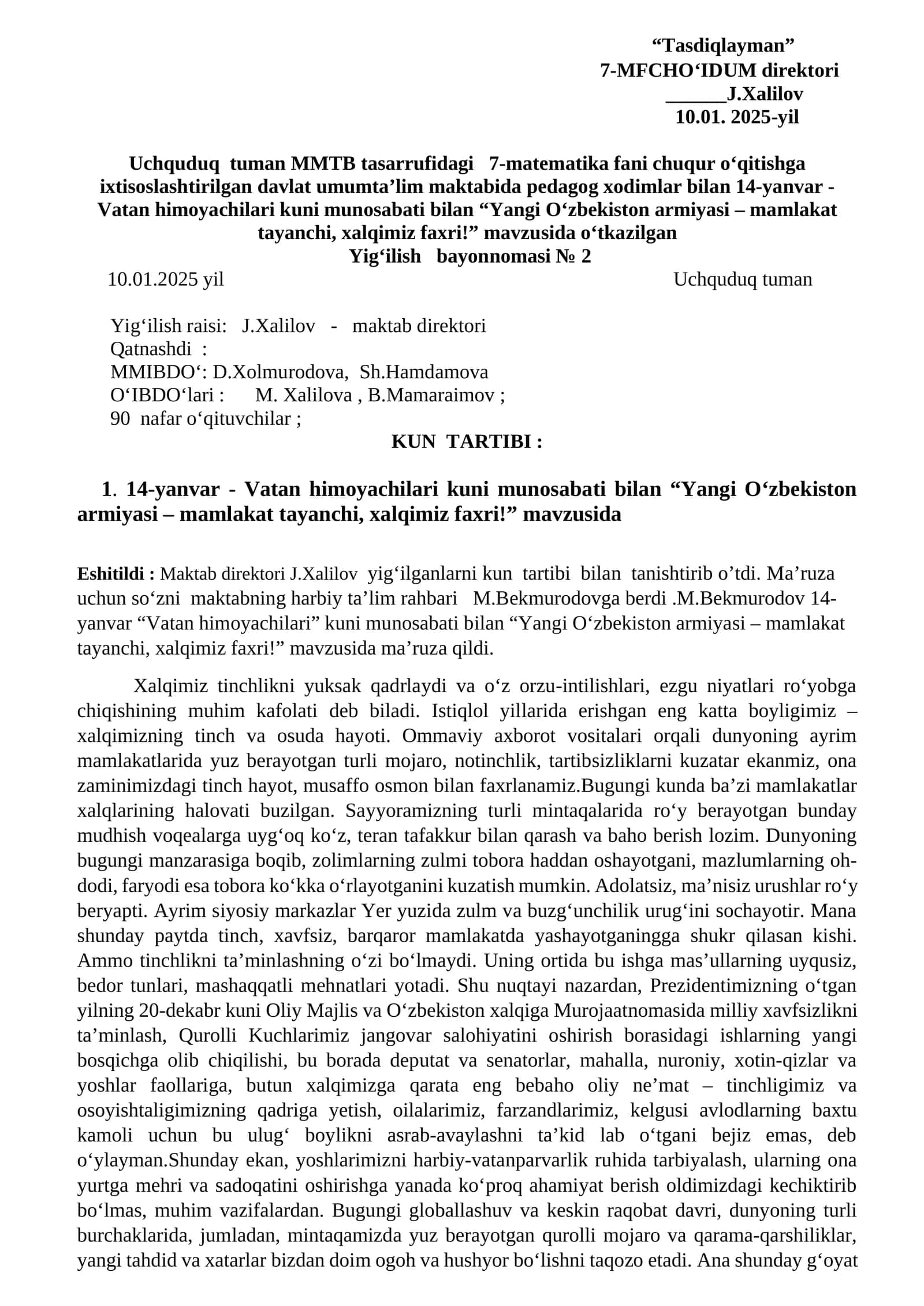 Yangi O‘zbekiston armiyasi – mamlakat tayanchi, xalqimiz faxri! 1