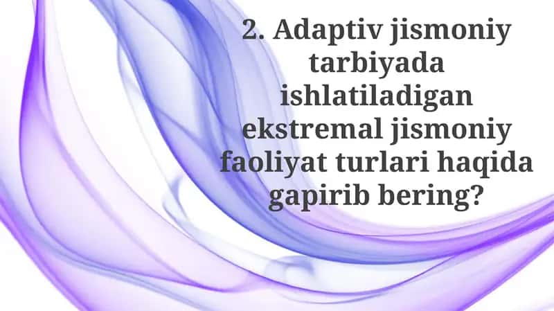 Moslashtirilgan jismoniy tarbiya 1
