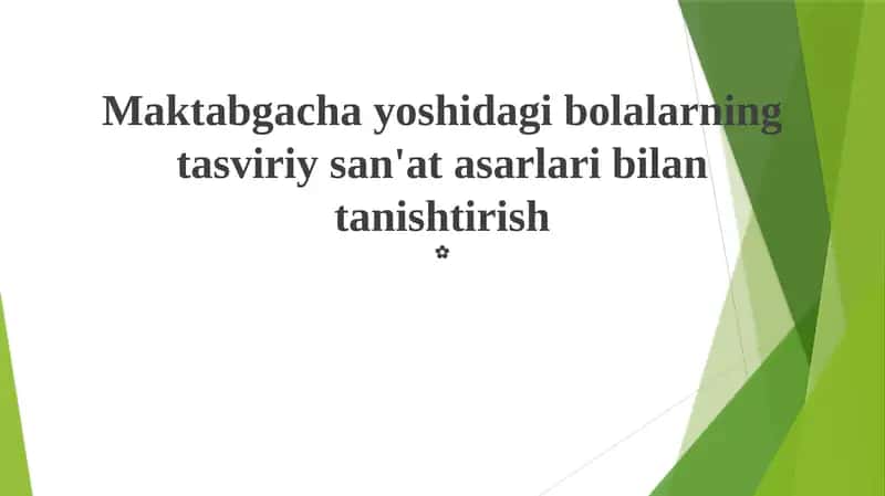 Tasviriy san'at 1
