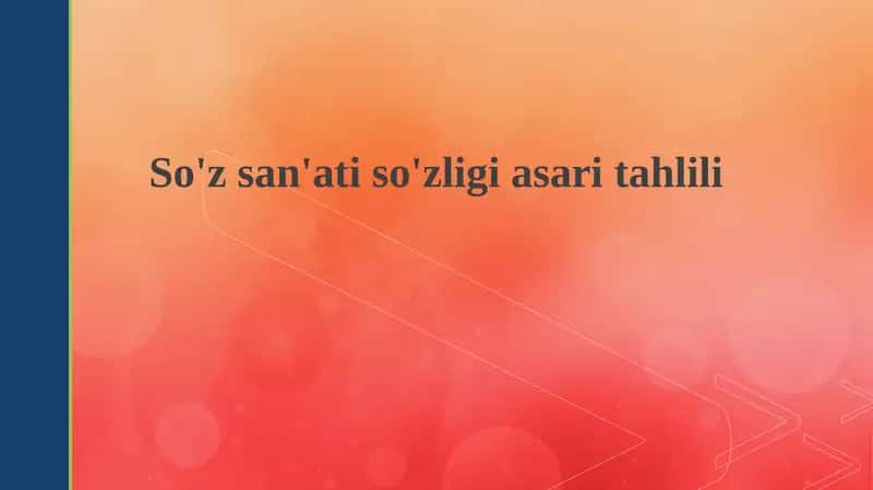 So'zsan'at isozligi asaritahlili 1