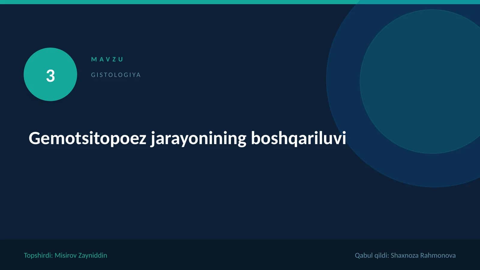 Gemotsitopoez jarayonining boshqariluvi 1