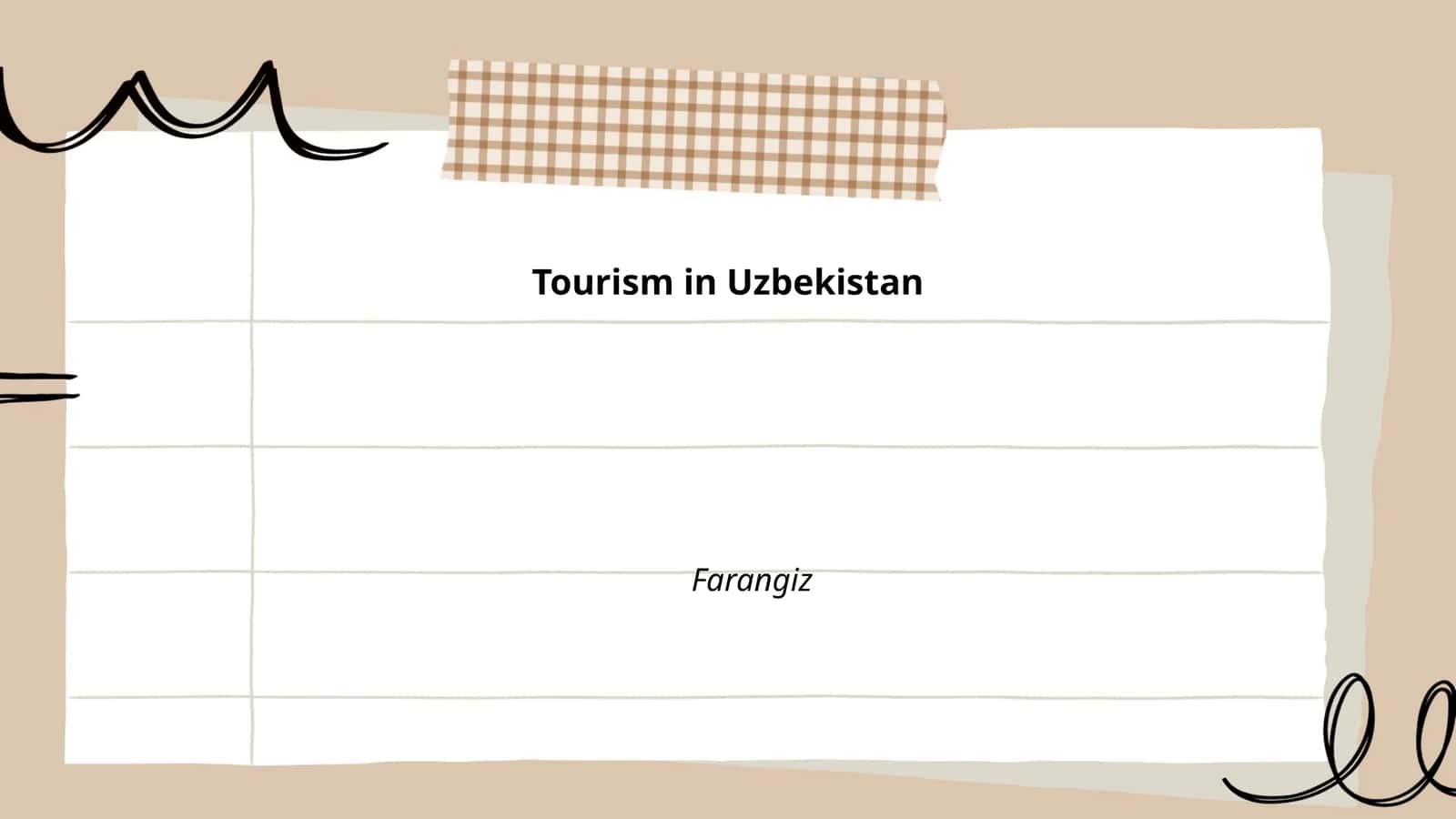 Tourism in Uzbekistan 1