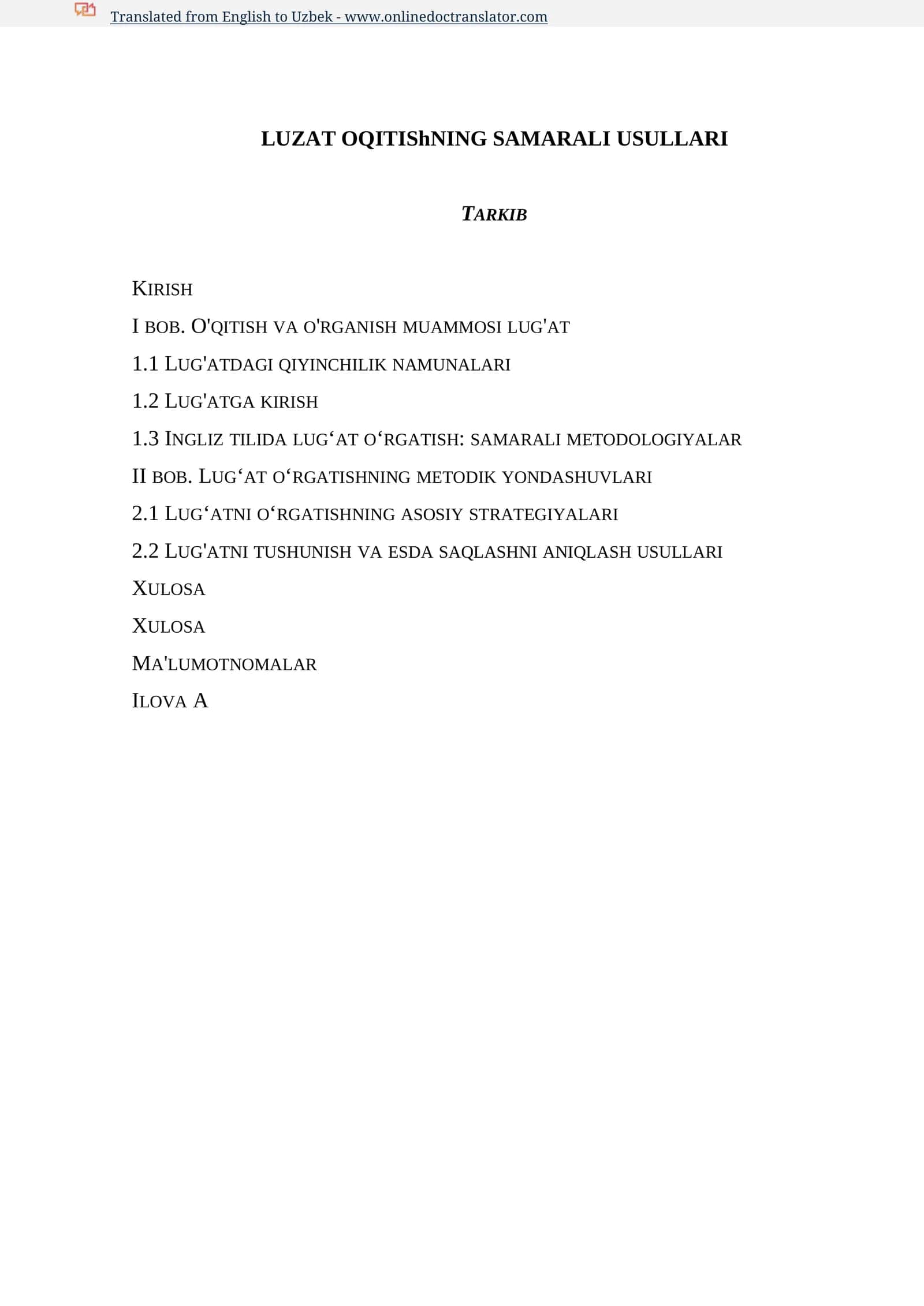 LUZAT OQITIShNING SAMARALI USULLARI 1