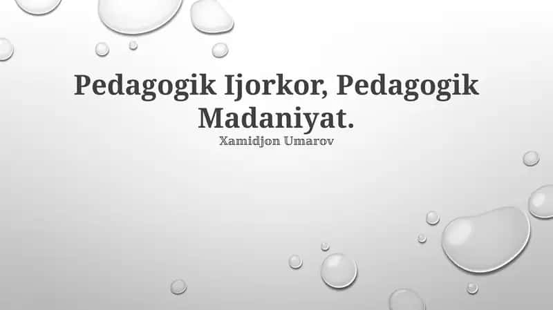 Pedagogik Ijorkor 1