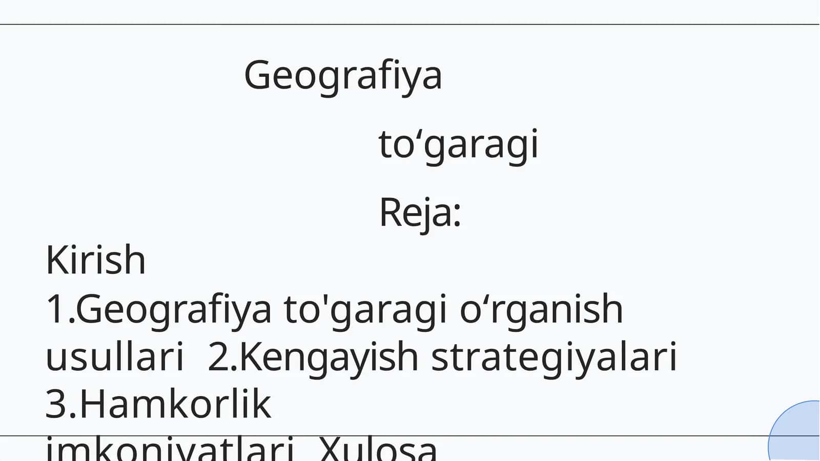 Geograﬁya Toʻgaragi 1