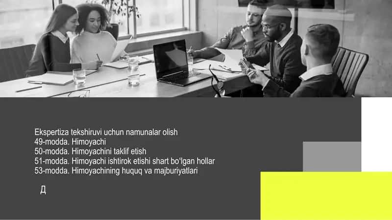 Ekspertiza tekshiruvi uchun namunalar olish 1