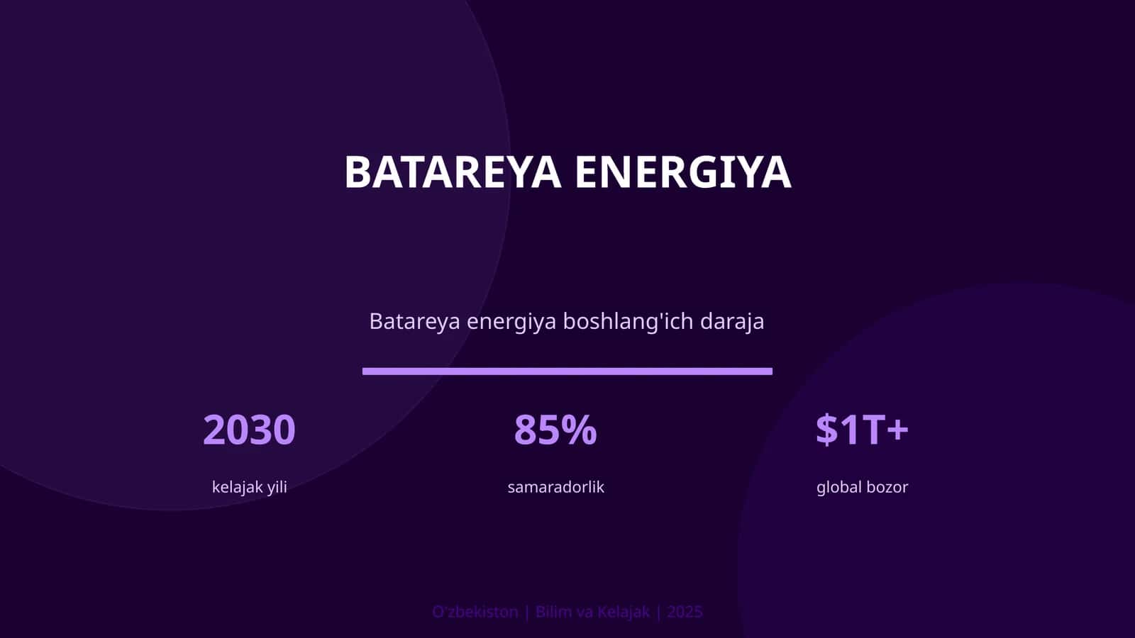 Batareya energiya 1