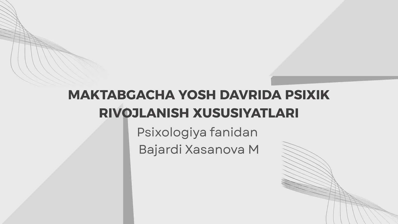 BOG`CHA YOSHIDAGI BOLALARNING BILISH JARAYONLARINING RIVOJLANISHI 1