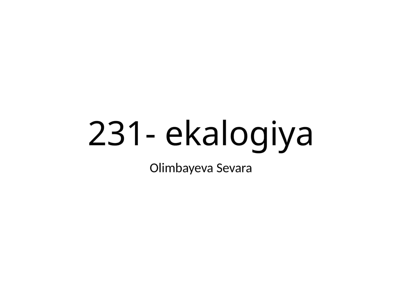 ekalogiya 1