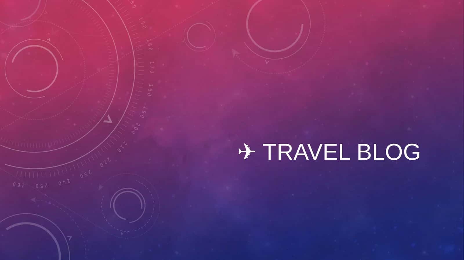 TRAVEL BLOG Taqdimot 1