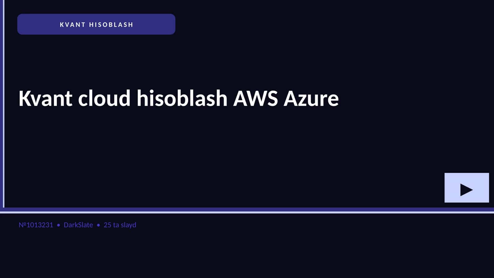 KVANT HISOBLASH 1