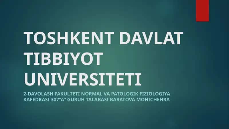 Yallig‘lanishpatofiziologiyasi.Alteratsiya, tomir reaksiyalari 1