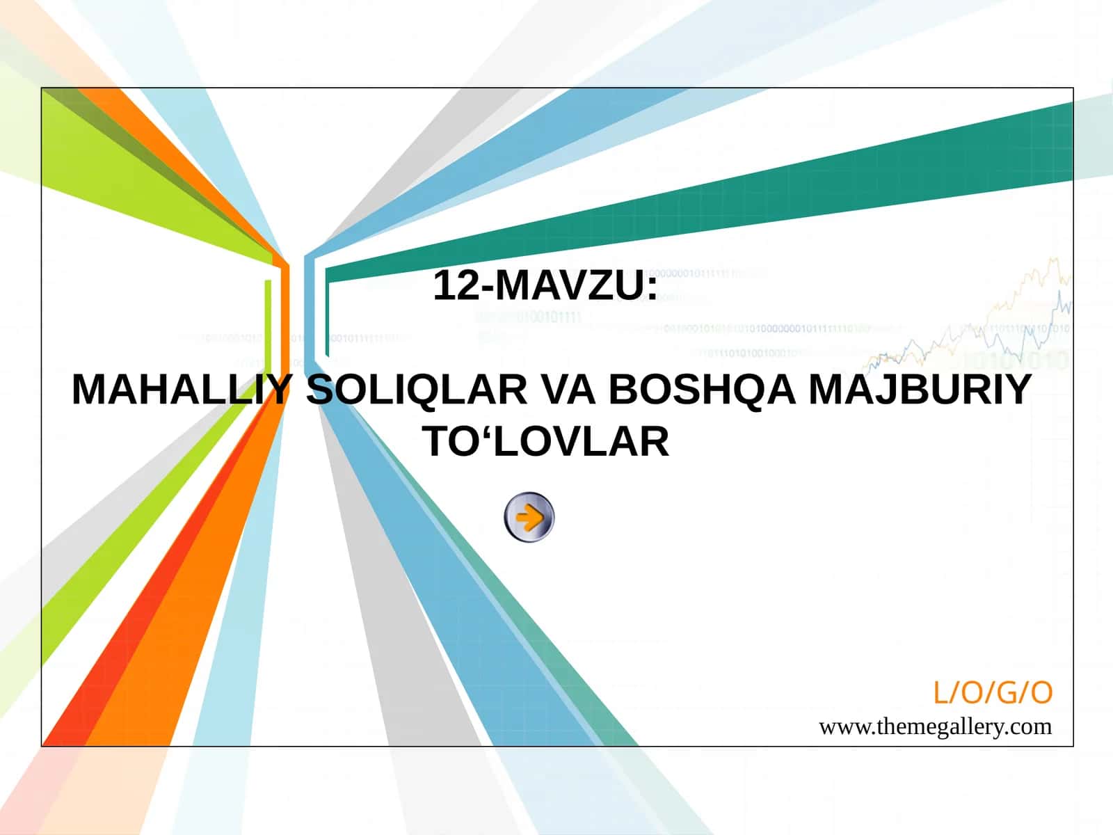MAHALLIYSOLIQLAR VA BOSHQA MAJBURIY TO‘LOVLAR 1