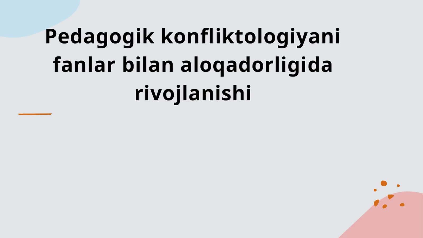 Pedagogik Konfliktlarning Ta'limdagi Roli 1