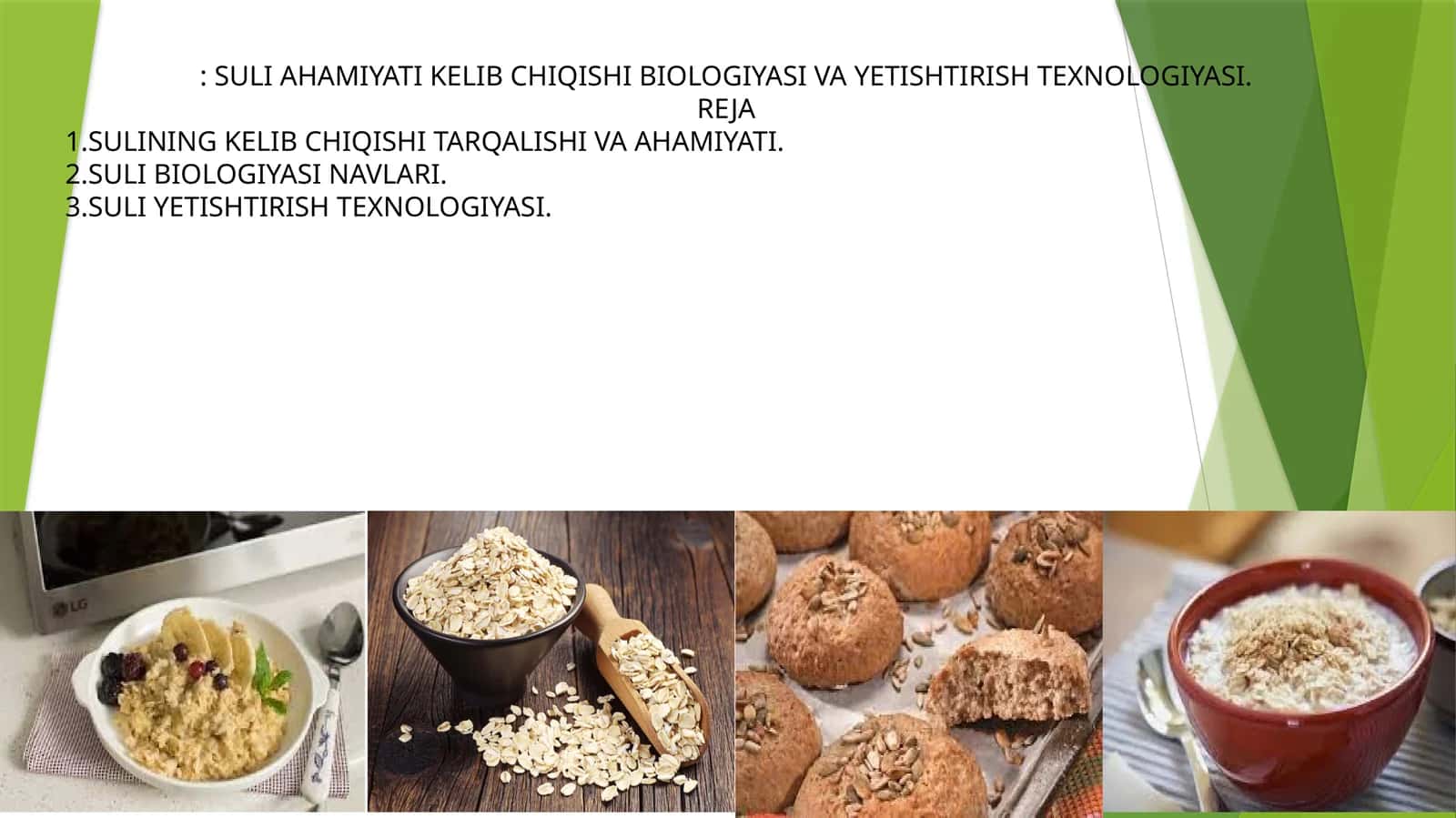 SULI AHAMIYATI KELIB CHIQISHI BIOLOGIYASI VA YETISHTIRISH TEXNOLOGIYASI 1