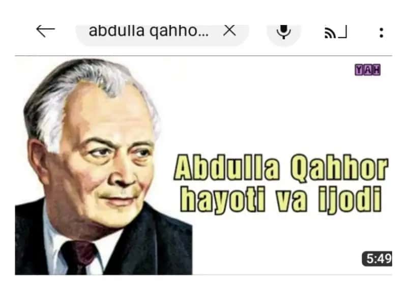 Abdulla Qahhor 1