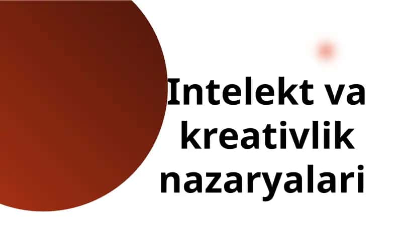 Intelektvakreativliknazaryalari 1