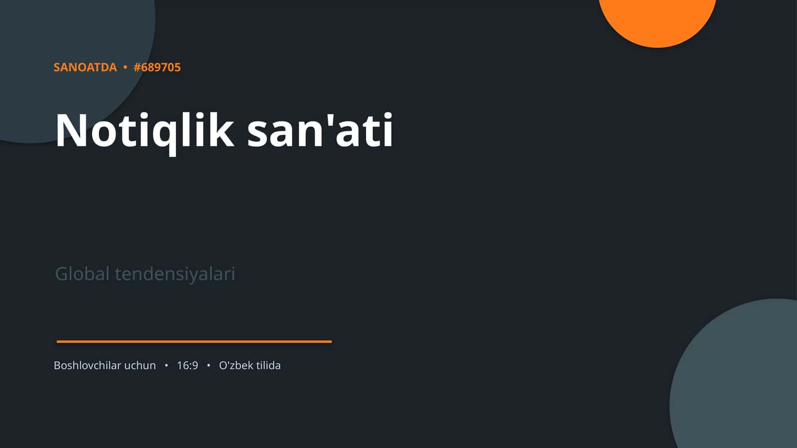 Notiqlik san'ati 1