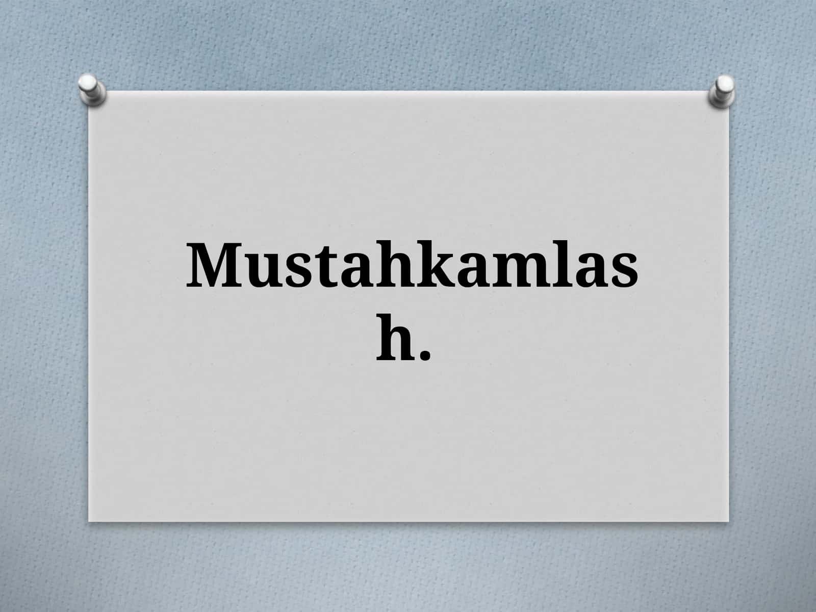 Yangimavzuni mustahkamlash 1