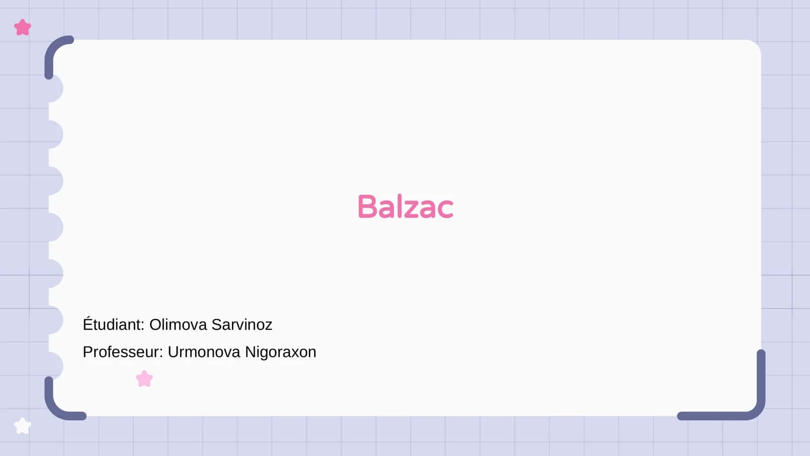 Balzac 1