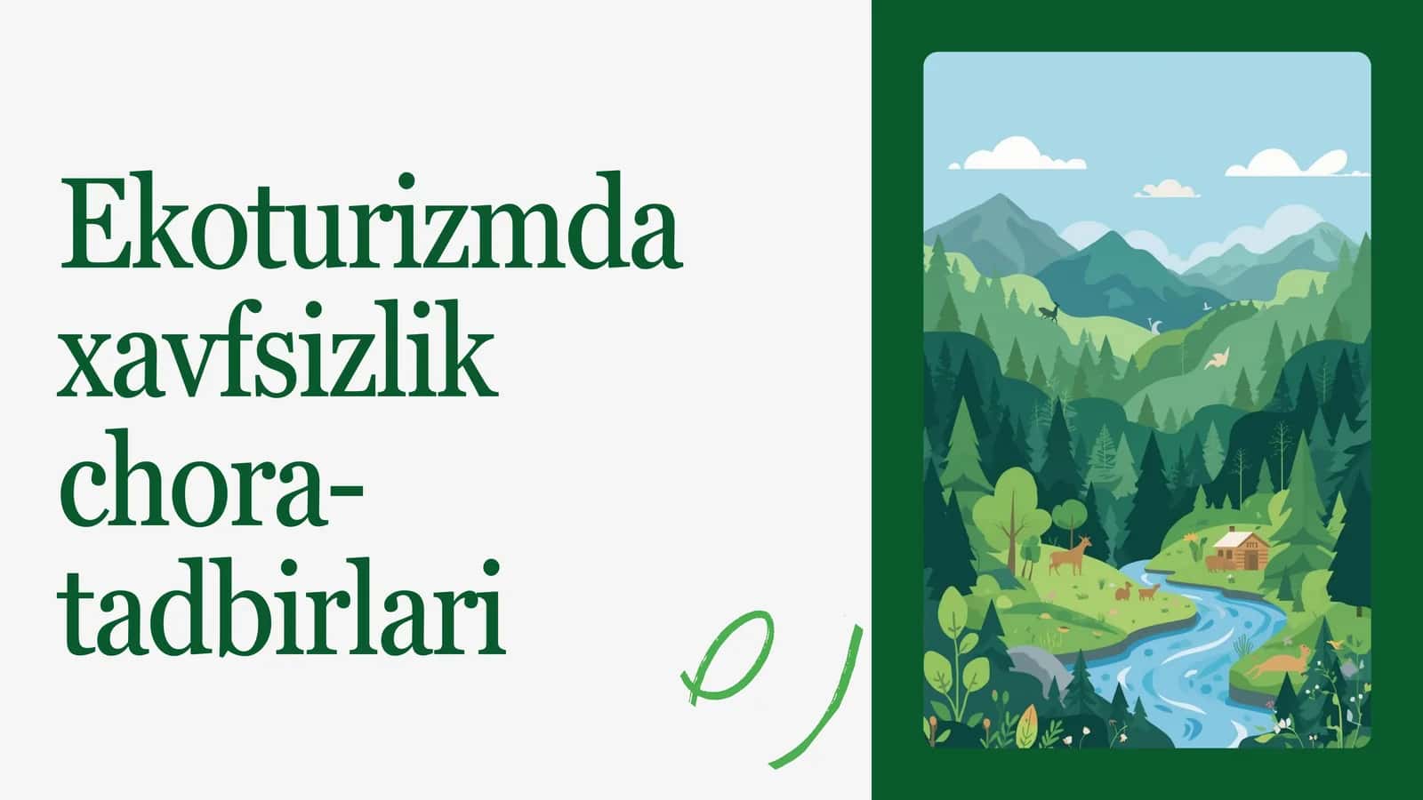 Ekoturizm bo'yicha xavfsizlik chora-tadbirlari 1