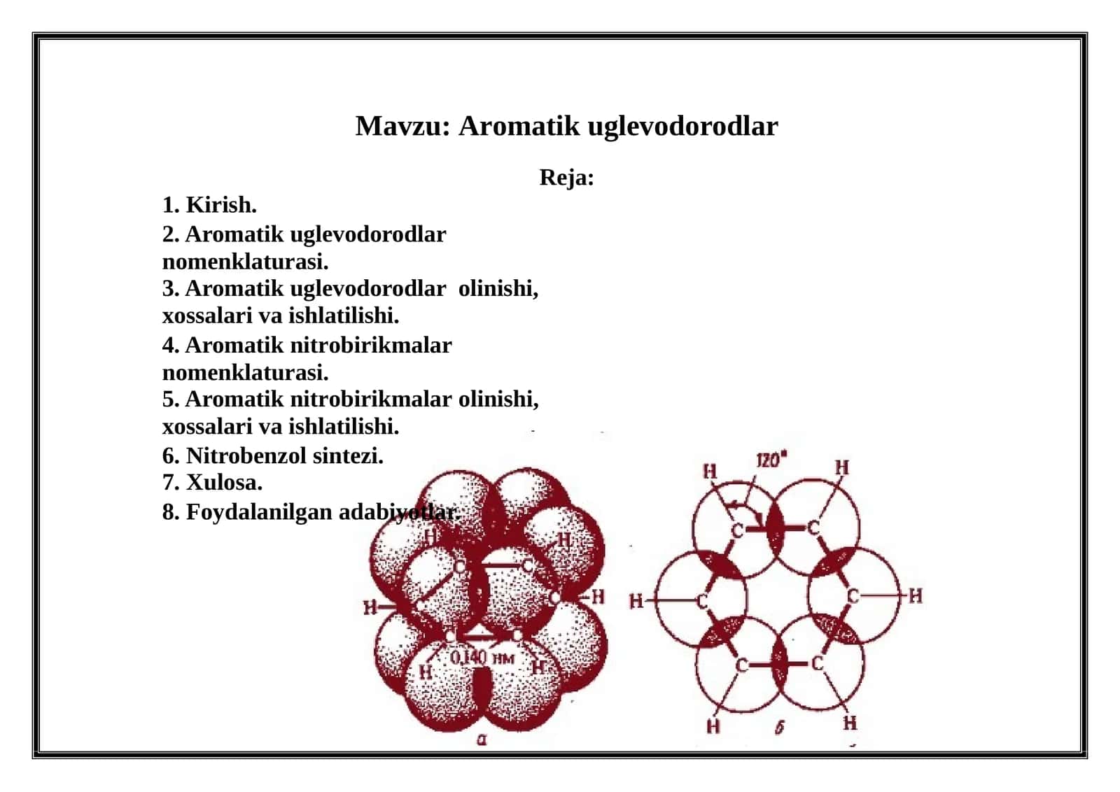 Aromatikuglevodorodlar 1