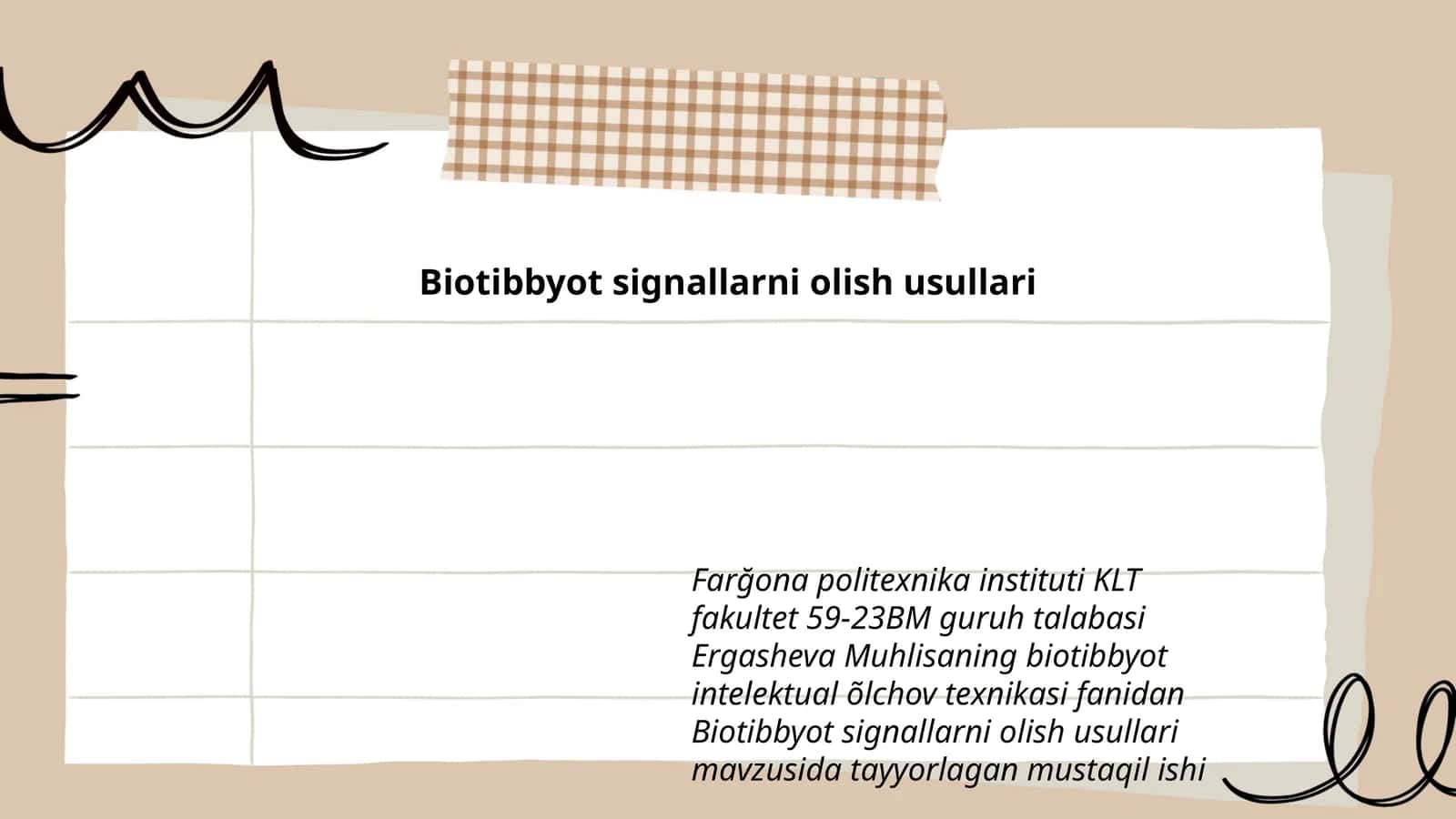 Biotibbyot signallarni olish usullari 1