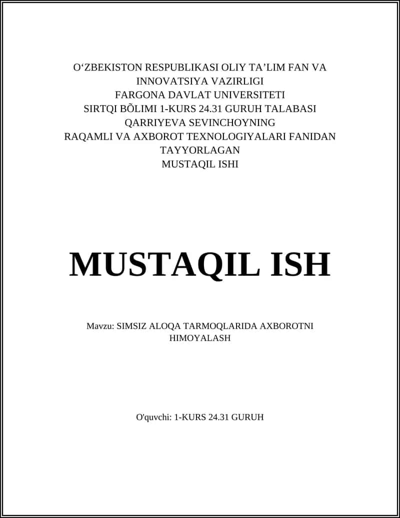 Zararli dasturlardan himoya qilish 1